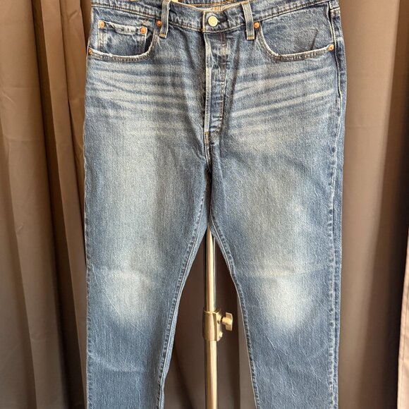 Levi's 501 Women's Jeans Size 34 x 32 High Rise Straight Leg - Picture 8 of 10